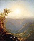 Sanford Robinson Gifford Famous Paintings - A Gorge in the Mountains